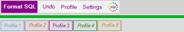 Sql Formatter Profile 2