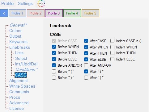 Sql Case Conditions