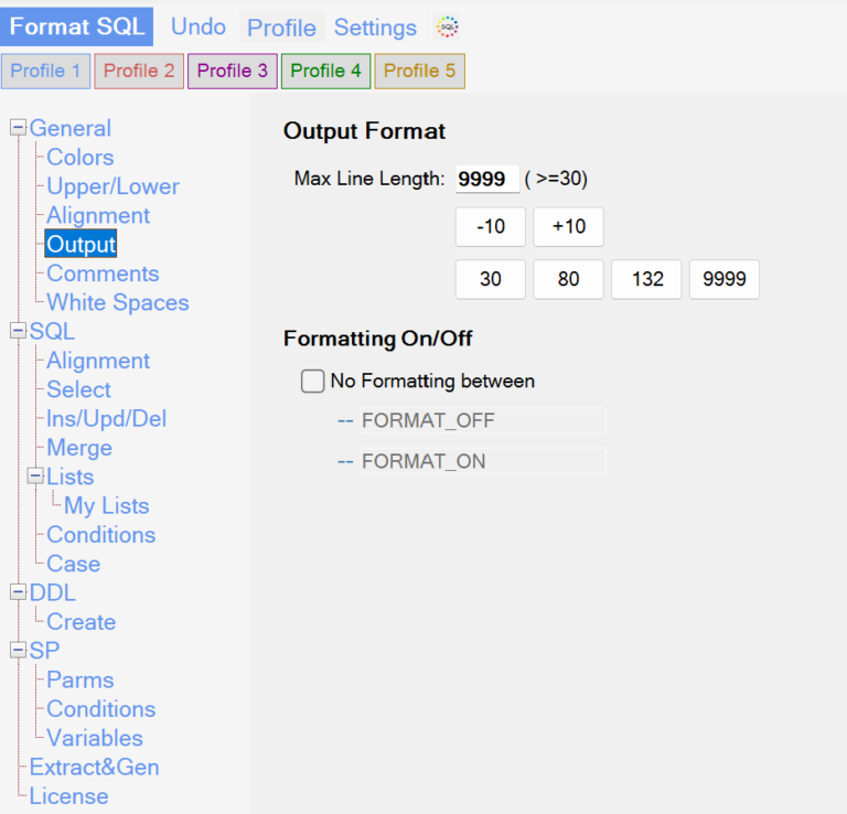 Free SQL Formatter License - Free and Pro Features