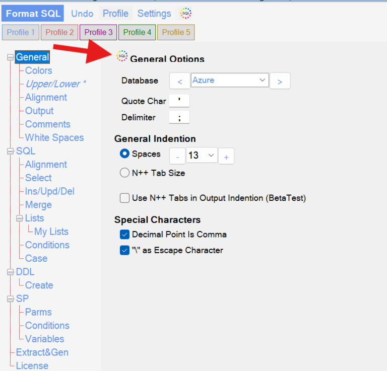 Notepad++ Plugin History - SQL Formatter