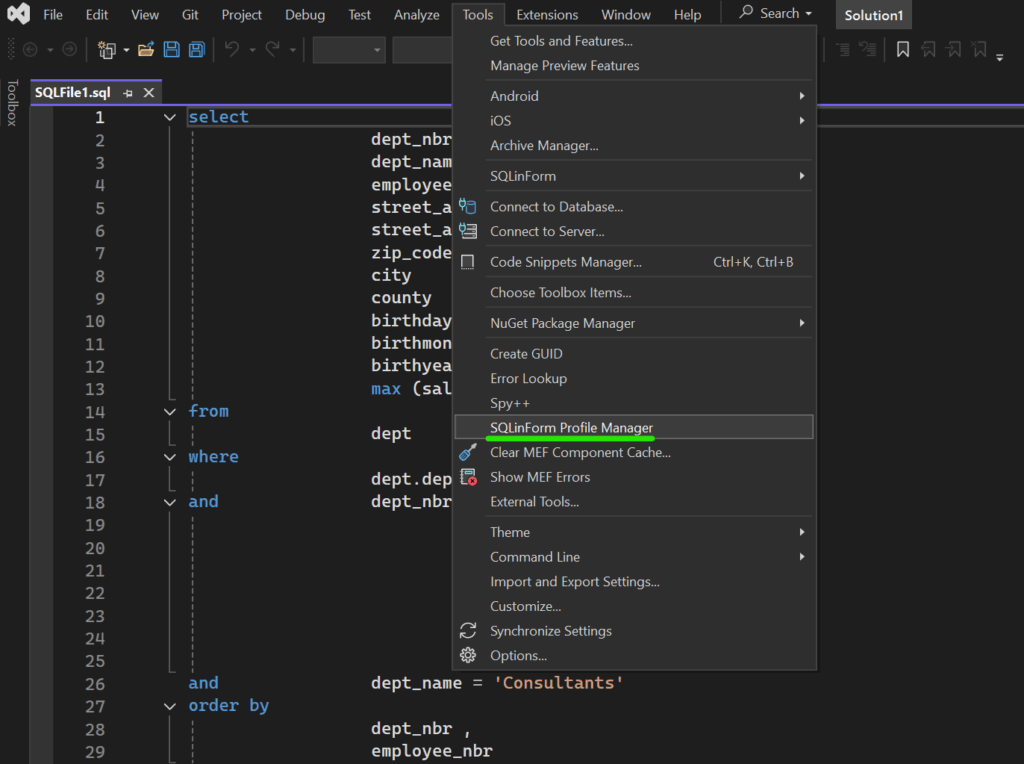 integrateProfileManagerVS